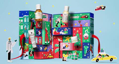 Calendario De Adviento De Edicion Limitada De Navidad Kiehl S