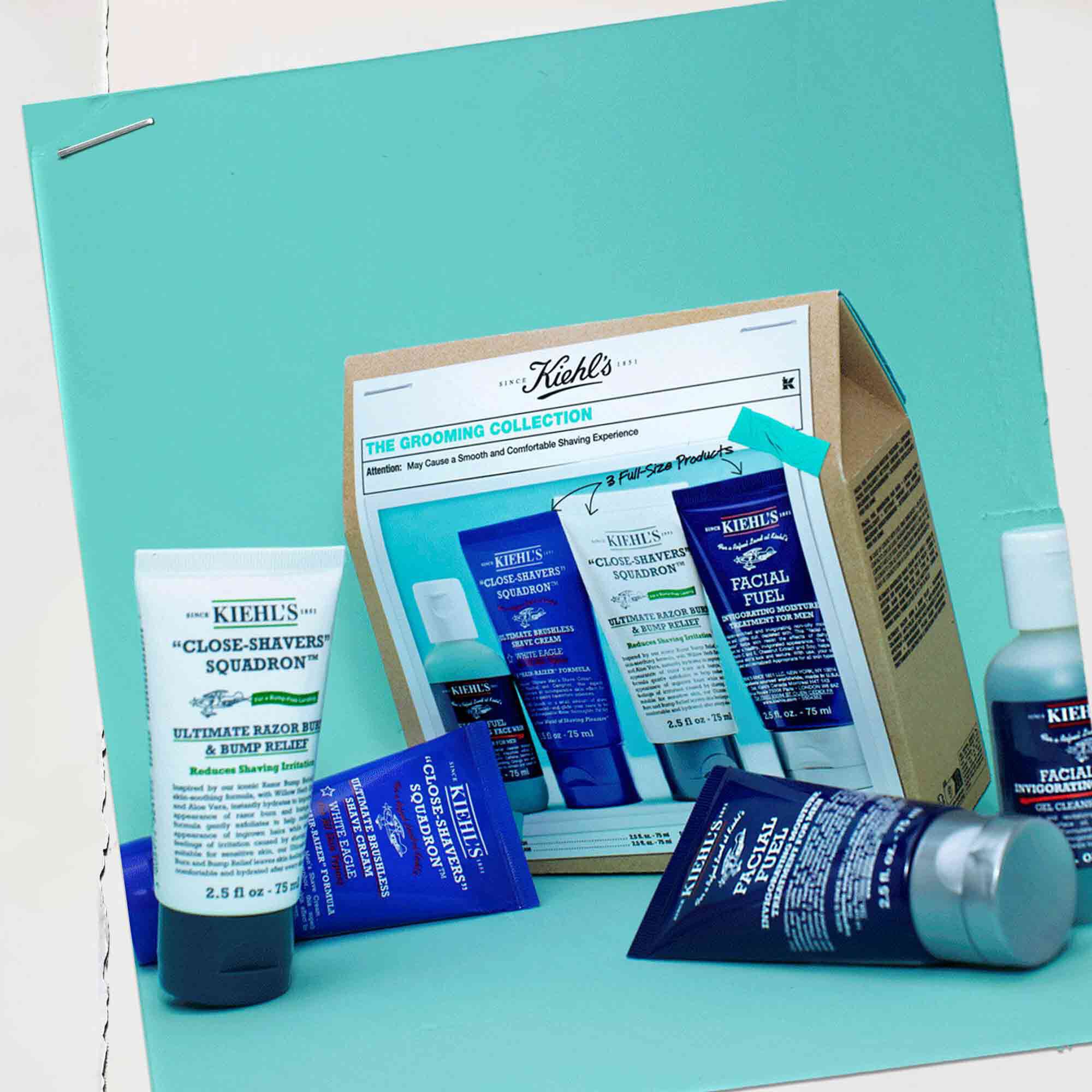 Video of The Grooming Collection Gift Set with included formulas