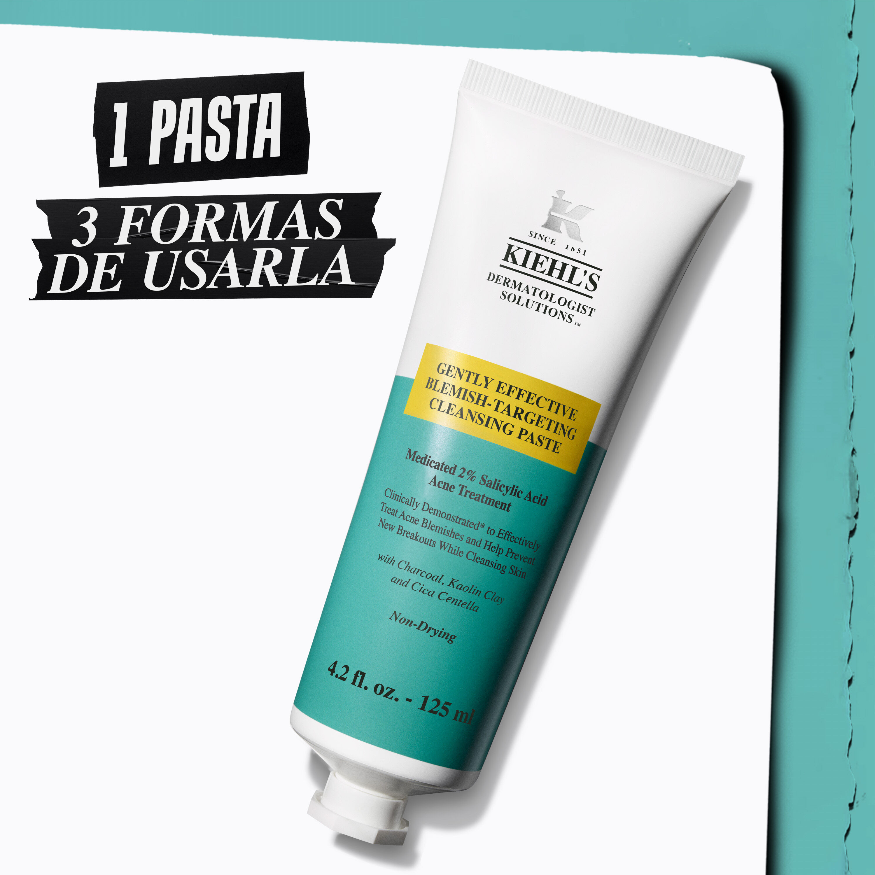 Directions on how to use Gently Effective Blemish-Treating Cleansing Paste​