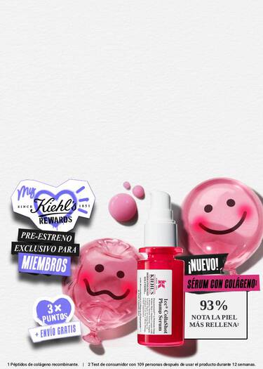 Serum con colageno CollaShot de Kiehl's: pre-estreno exclusivo para miembros con triple de puntos y envio gratis hasta el 9/8.