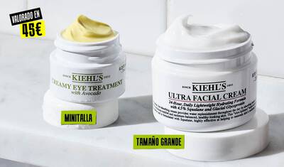 Daily Hydration Duo box alongside Ultra Facial Cream 28ml jar and Creamy Eye Treatment with Avocado 7ml jar