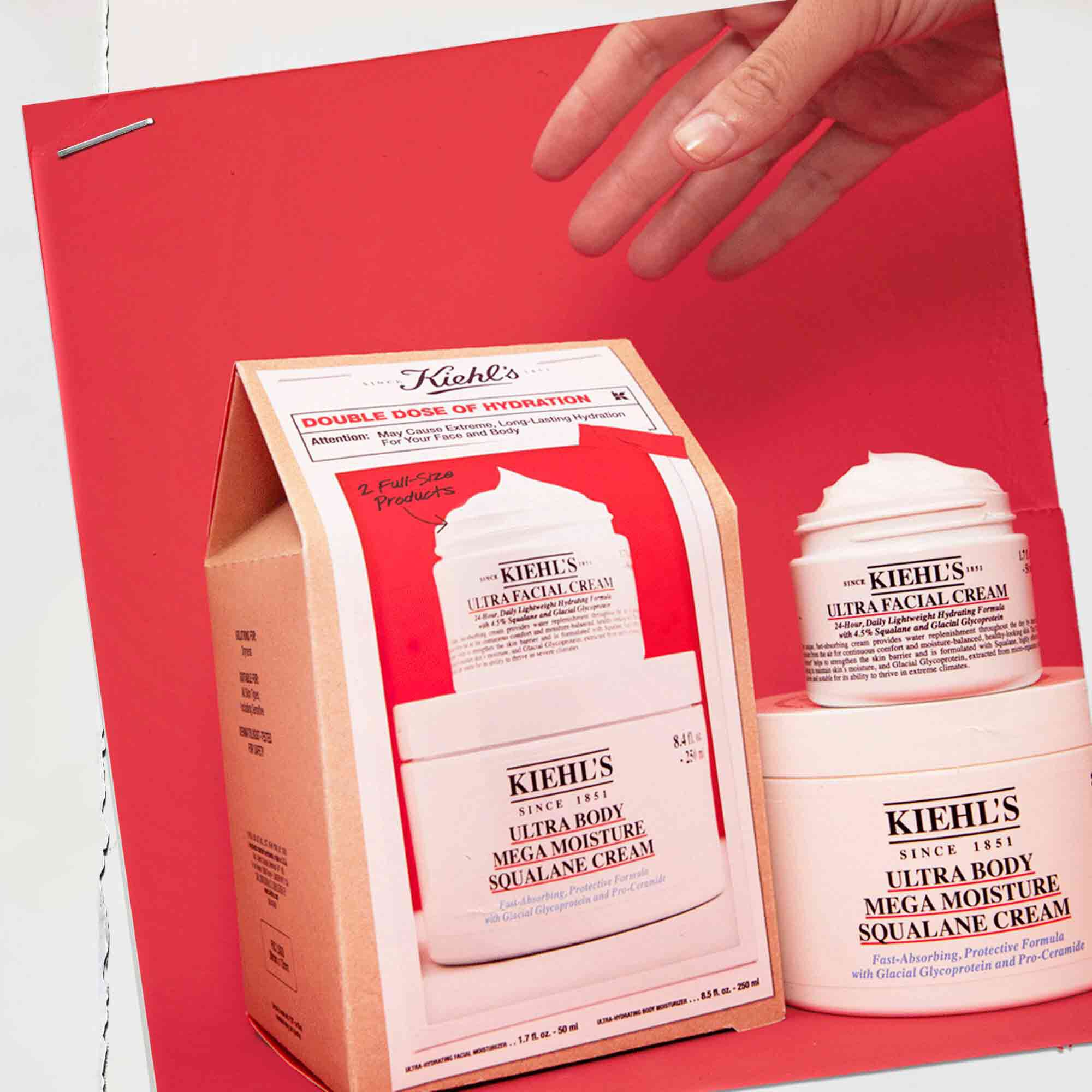 Double Dose of Hydration Gift Set video with formulas outside of box ​