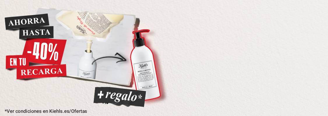 Promo Kiehl's Summer Party (27 jun-8 jul): Llevate 1 botella gratis por compras de refill con el codigo SPREFILL.