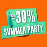 Cesta con productos Kiehl's y cartel: "27-28 junio Summer Party -30% Dto en web y tiendas para miembros My Kiehl's Rewards".