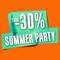 Cesta con productos Kiehl's y cartel: "27-28 junio Summer Party -30% Dto en web y tiendas para miembros My Kiehl's Rewards".