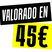 Precio del Badge valorado en 45€